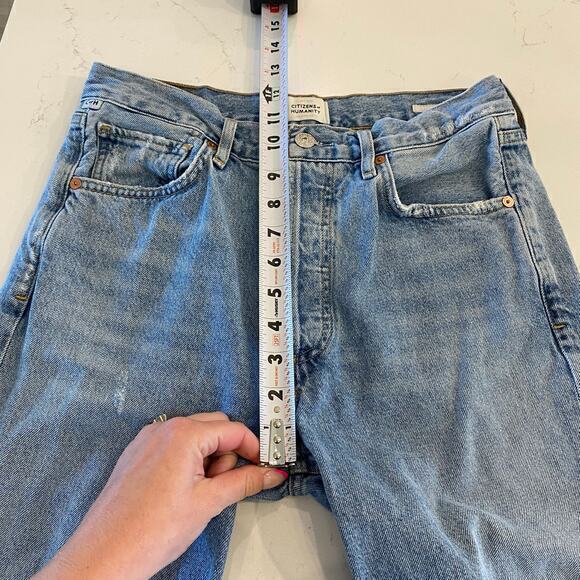 Citizens of Humanity Charlotte High-Rise Straight-Leg Jeans Distressed‎ Size 27 - Picture 11 of 12